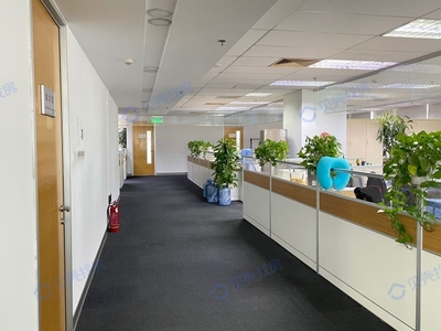 惠普大廈1870平近地鐵毛坯朝東出租，適合咨詢服務與IT科技行業